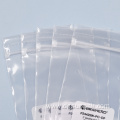 plastic packaging bag with easy tear line